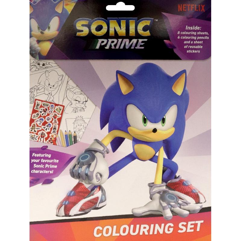 Sonic Prime Colouring Set