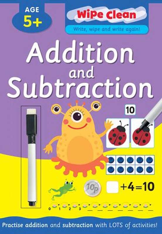 Wipe Clean Book  Addition and Subtraction