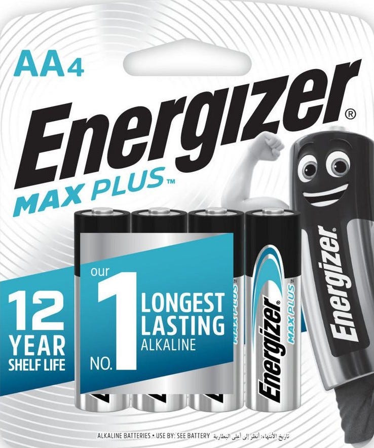 Energizer MAXPLUS ALKALINE BP4 AA 