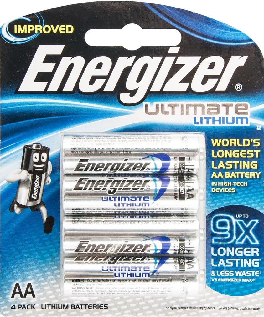 Energizer Ult Li Aa Bp4