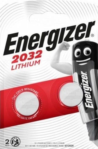 Energizer ENR LITH CR2032 BP2