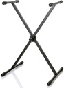 Bespeco - BAS25D - Disassembled Keyboard Stand Disassembled keyboard stand with steel toothed mechanism and knob (assembly kit included). Tubes25x25