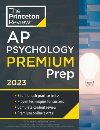 Princeton Review AP Psychology Premium Prep, 2022