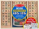 Melissa and Doug Wooden ABC Activity Stamp Set