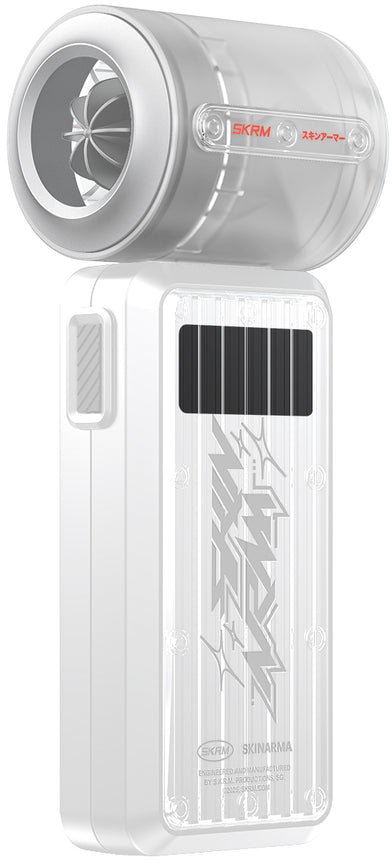 Skinarma Portable Handheld Fan 4,000 Mah Gyro White