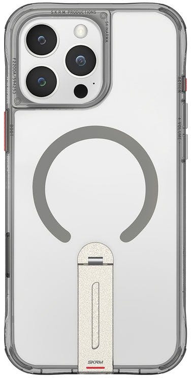 Skinarma Iphone 16 Pro Max Helix (Mag-Charge + 360° Rotating Stand) Titanium