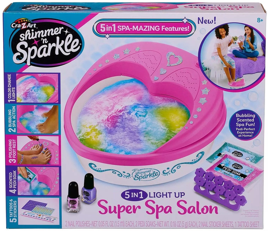 SNS 5-in-1 Light Up Super Spa Salon