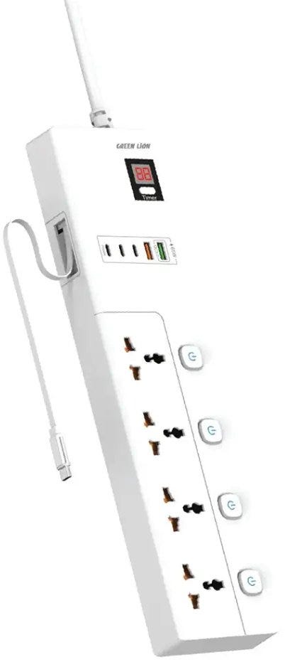 Green Lion GS-900 Power Socket 3M 3500W,White