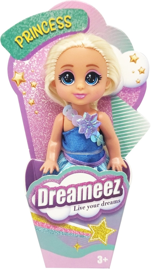 Dreameez Mini Princess Dolls 4 Asst