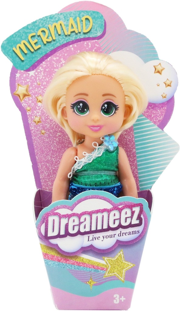 Dreameez Mini Mermaid Dolls 4 Asst