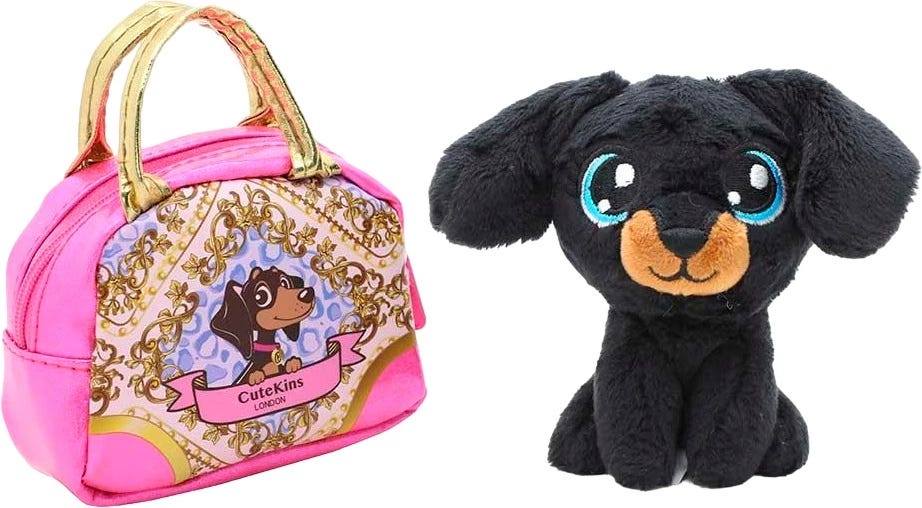 Cutekins Mini Pets In Bags 4 Asst