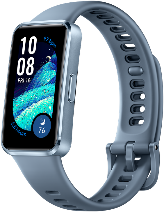Huawei Band 10 Blue - Blue Fluoroelastomer Strap