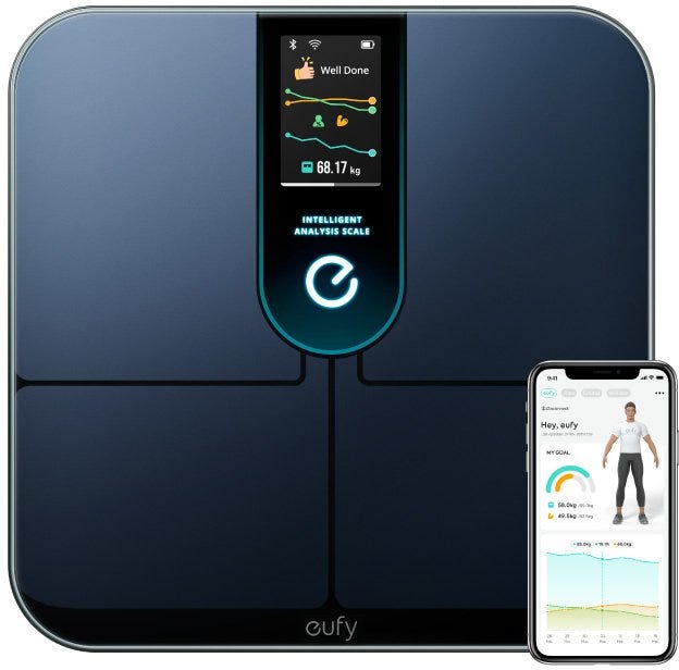 Anker T9150K11 Eufy Smart Scale P3 B2B - Sa/Kw/Ae/Sg/My/Hk Black Iteration 1
