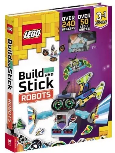 Lego® Books: Build And Stick: Robots