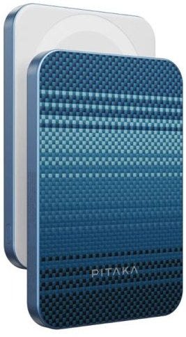 Pitaka Aramid Fiber Magnetic Power Bank QI2 5K Mah Moonrise