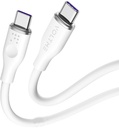 Voltme Powerlink Moss Liquid Silicon Cable Type C To Type C 5A / 1M (100W) Emarker White