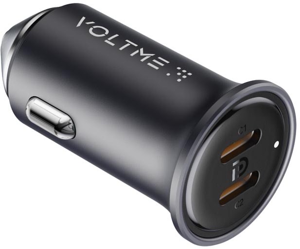 Voltme Cazo 30 Cc Car Charger (30W) Metallic Blue