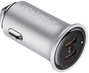 Voltme Cazo 30 Cc Car Charger (30W) Silver Grey