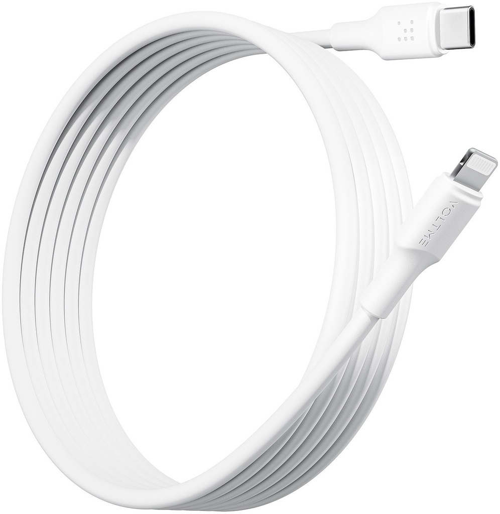 Voltme Powerlink Edc Series Cable Type C To Lightning 3.0M 3A 30W White