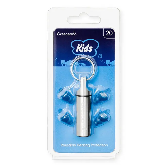 Crescendo Dynamic Ear Company  Kids Race Cars 20 Blue Later