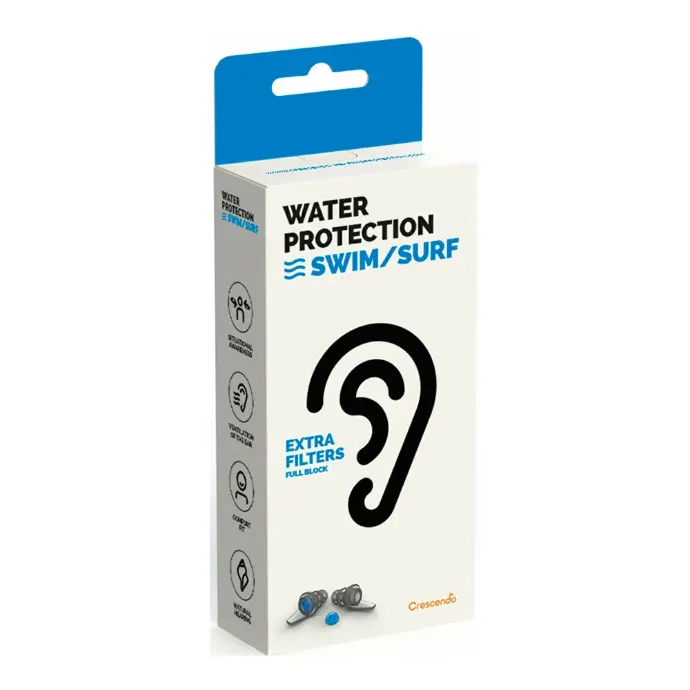 Crescendo Dynamic Ear Company Packed  Swim & Surf Eco Box Light Blue Later