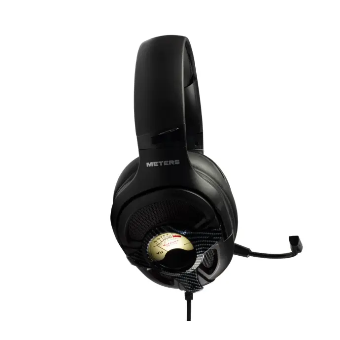 Meters Level Up Wired Gaming Headphones Carbon/Black Gaming Headset