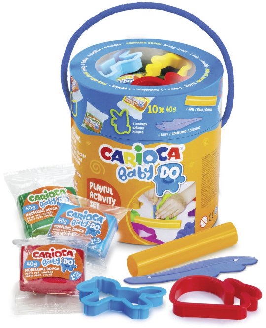 Modelling Clay Can, Set Of 10 Pcs X 40Gr, Baby Dough