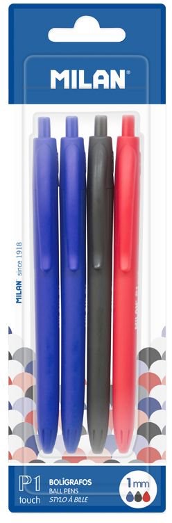 Blister 4 P1 Touch Bluex2+Black+Red
