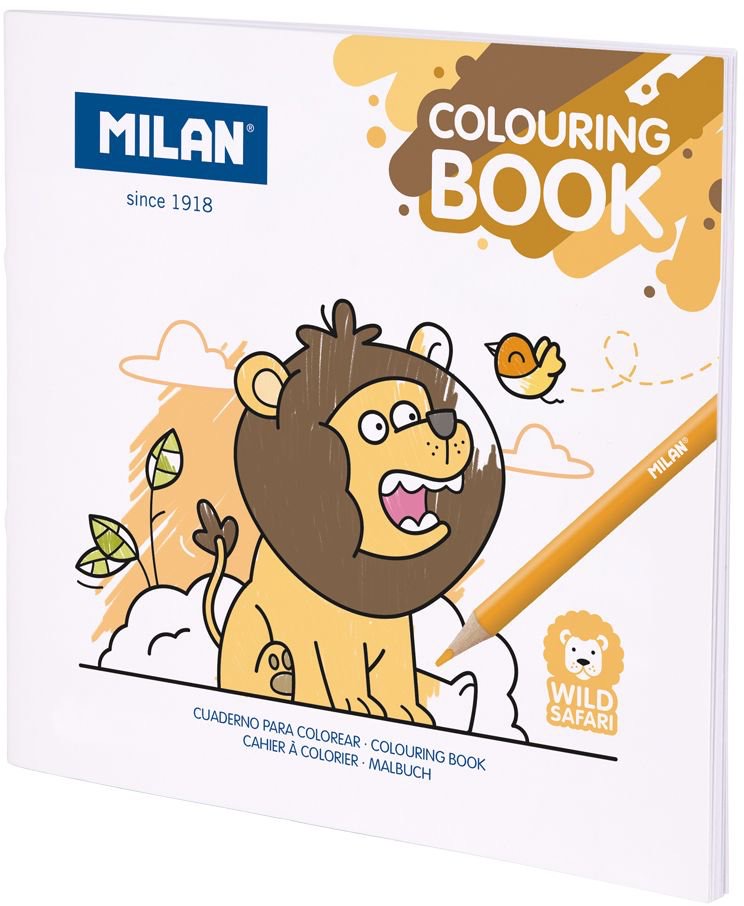 Colouring Book Wild Safari