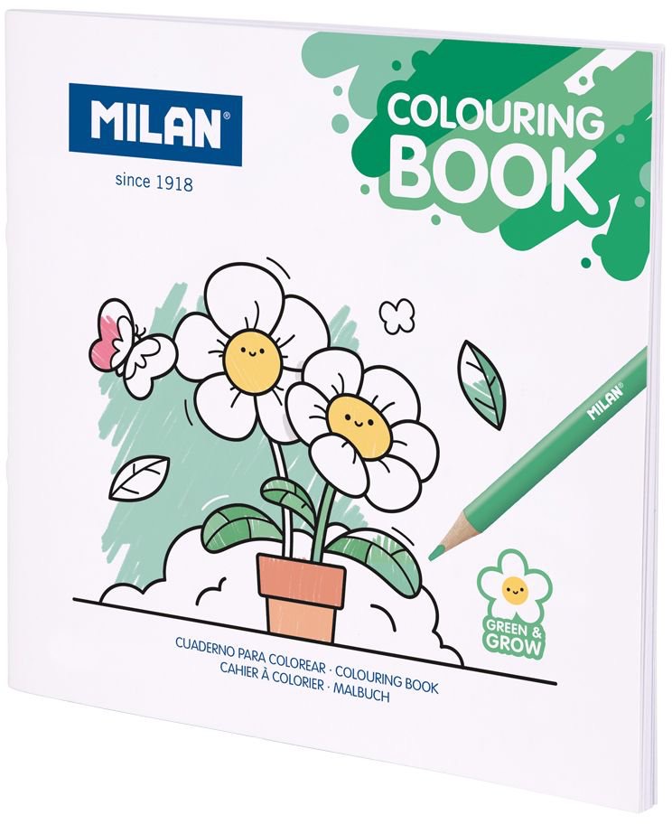 Colouring Book Green & Grow