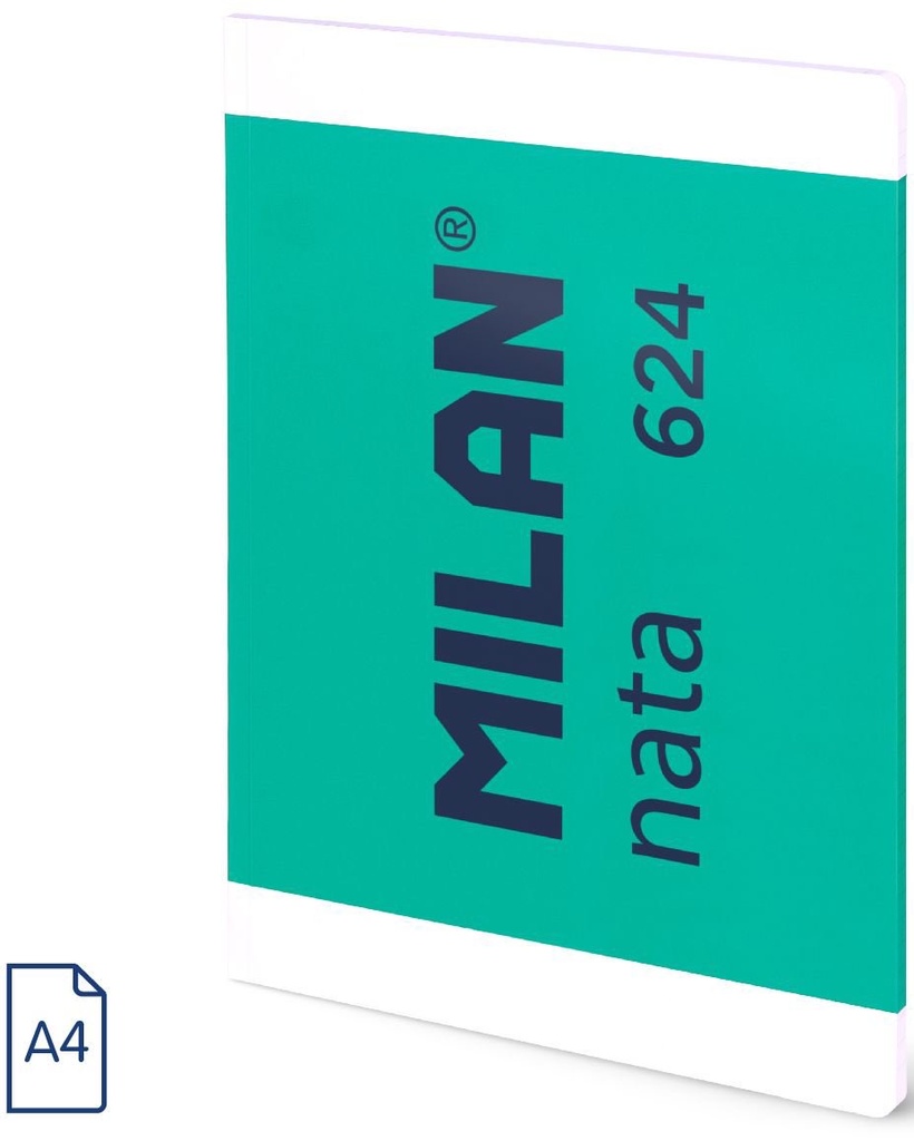 Notebook A4 Green 48 Sheets. Lines Nata