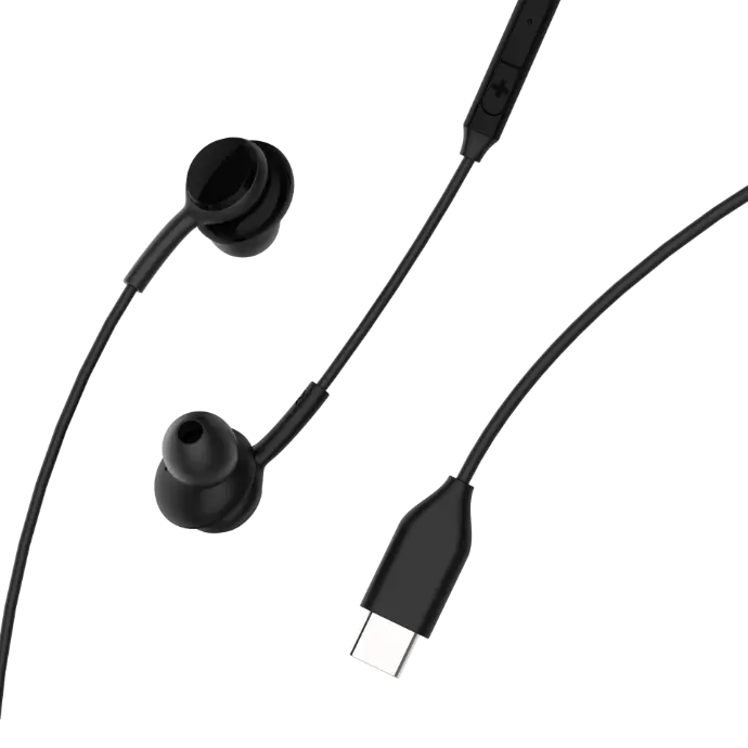 Platinum Type C Wired Metal Earphone (P-Ephvttcbk) اكسسوارات