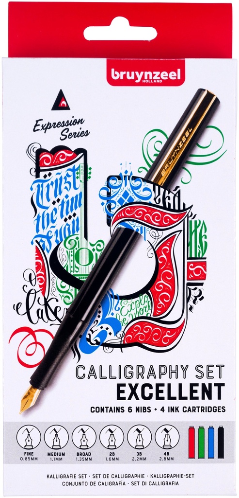 Bruynzeel Calligraphy set |14 pieces
