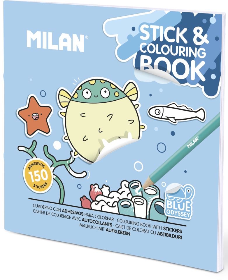 Stickers Notebook Blue Odyssey 