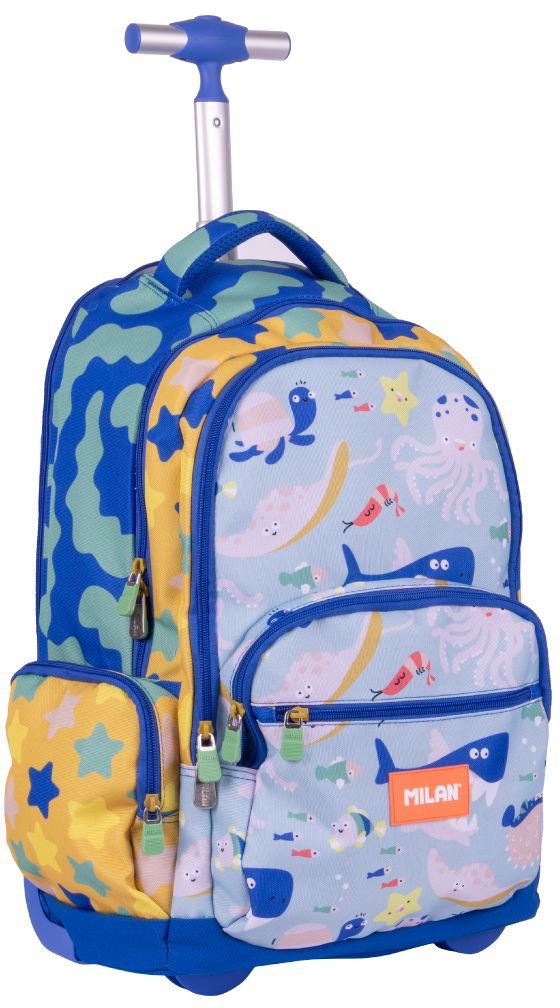 Backpack Trolly Double Side 25L,  Blue Odyssey