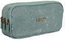 Pencil Case 3 Zipper Lava Green 