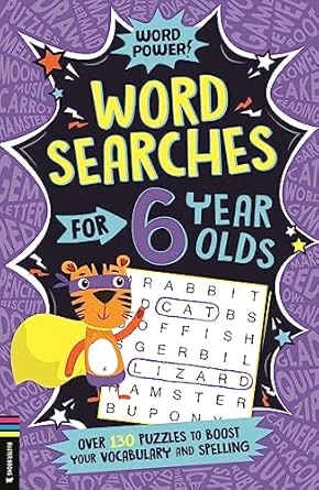 Wordsearches For 6 Year Olds