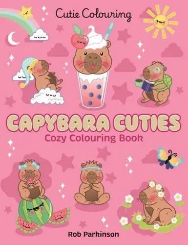 Capybara Cuties Colouring