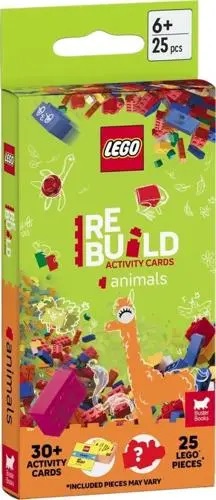 Lego® Books: Rebuild Activity Cards: Animals (With Over 30 Activity Cards And 25