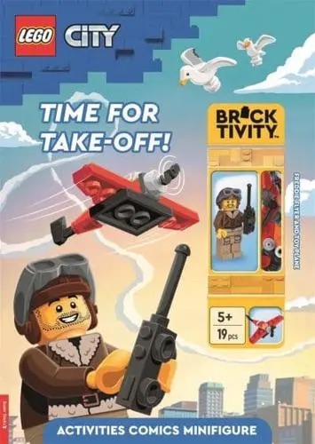 Lego® City: Time For Take-Off! Activity Book (With Freddie Flyer Minifigure And