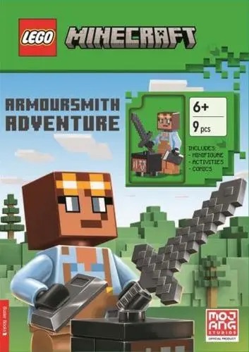 Lego® Minecraft®: Armoursmith Adventure Activity Book (With Armoursmith Minifigu