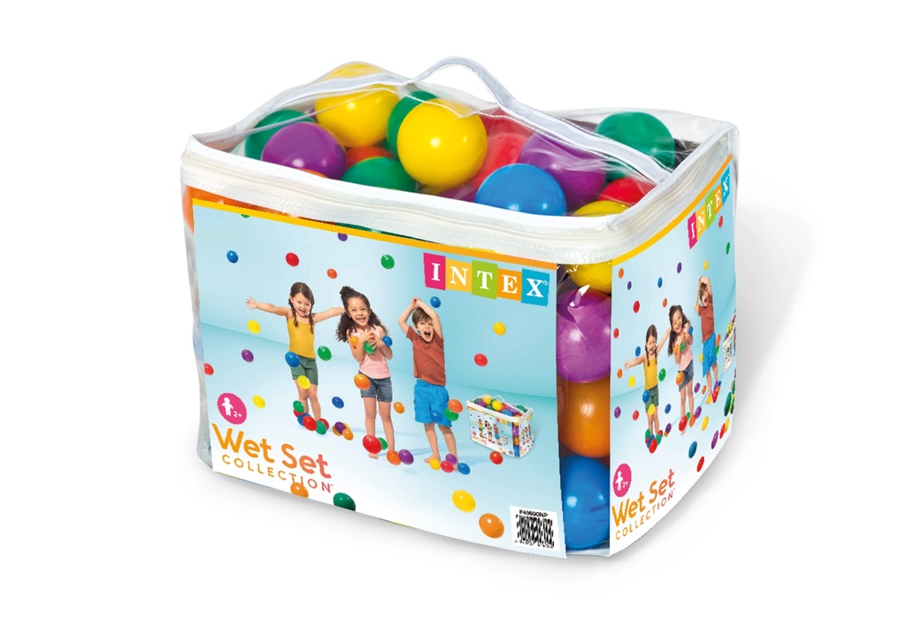 Intex  Fun Ballz  (Ball-100Pcs), Ages 2+, Carry Bag 42149600