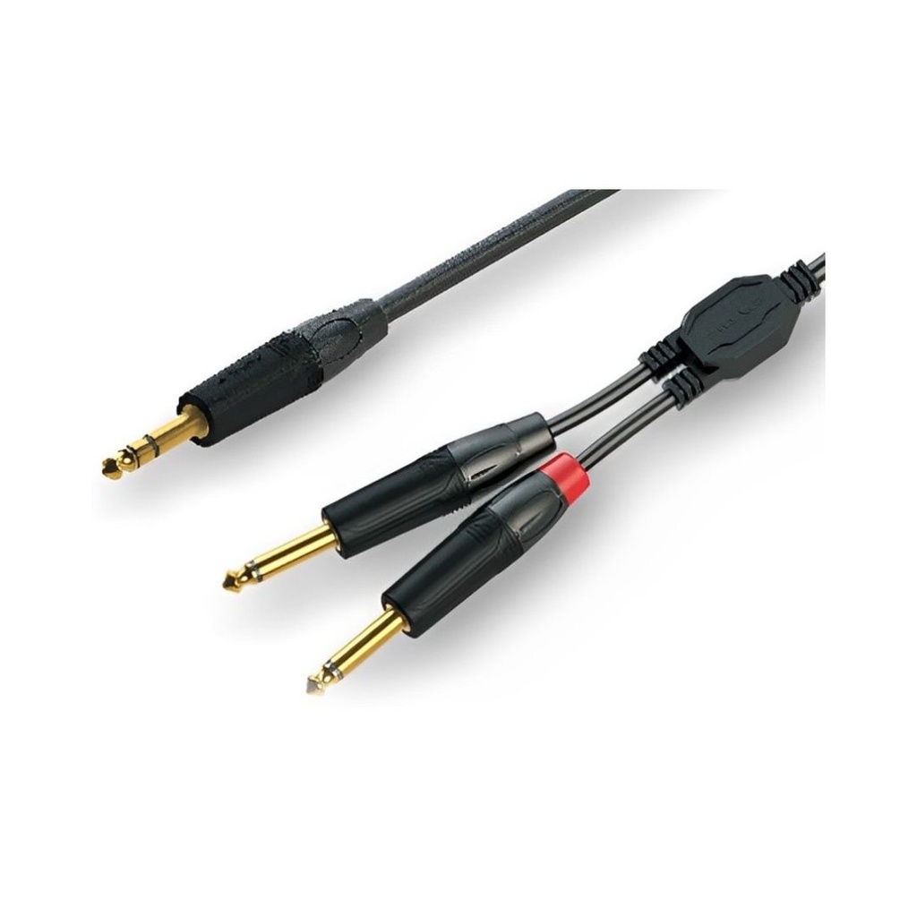Roxtone – Gptc130L1.5 – Jk Stereo To 2Jk Mono 1.5M Audio Cable