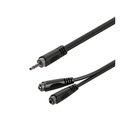 Roxtone – Rayc400L02 – 3.5Mm-F X2 To 3.5Mm-M 0.2M Cable