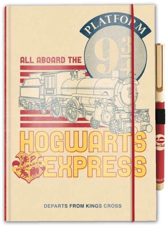 Harry Potter Plataforma 9 3/4 Premium A5 Notebook With Pen