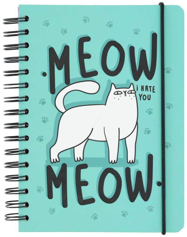 Meow Meow Hardcover A5 Notebook
