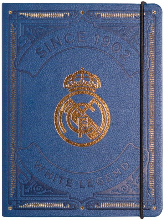 Real Madrid Pu Hardcover A5 Notebook