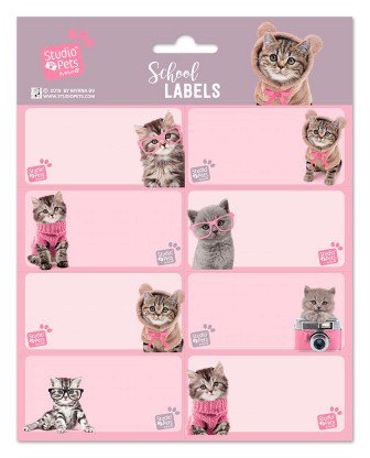 Self-Adhesive Labels Studio Pets Cats 2019