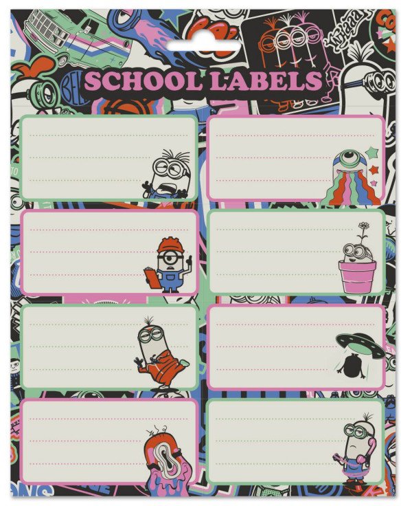 Minions Self-Adhesive Labels