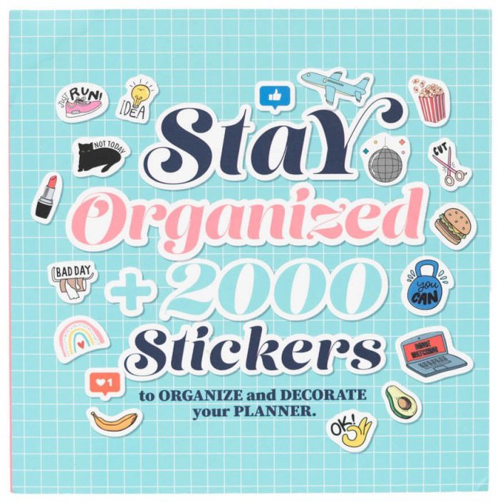 Stay Organized Stickers Book